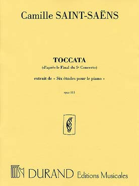 SAINT-SAENS C. Toccata OP 111 N°6 Piano