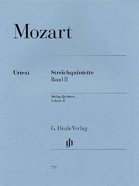 Mozart W.a. Quintette A Cordes K 515 - K 516 - K 406 Vol 2