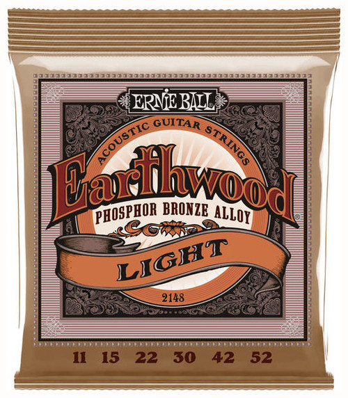 Jeu de Cordes Ernie Ball 2148 Earthwood Phosphor 11/52 Jeu de Cordes Ernie Ball 2148 Earthwood Phosphor 11/52