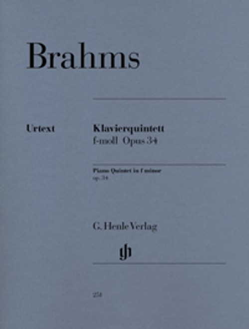 Brahms J. Quintette Avec Piano OP 34 Brahms J. Quintette Avec Piano OP 34