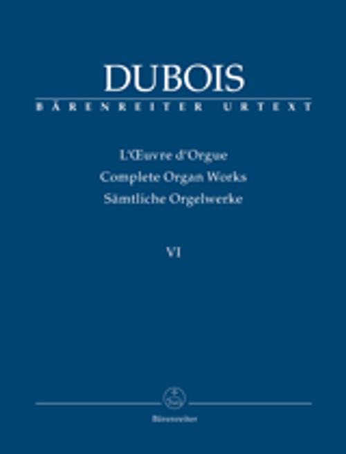 Dubois T. Oeuvres Posthumes Vol 6 Orgue Dubois T. Oeuvres Posthumes Vol 6 Orgue