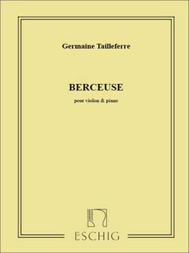 Tailleferre G. Berceuse Violon