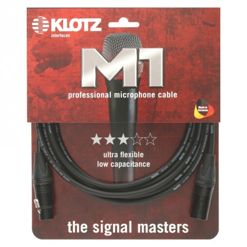Klotz M1FM1N1000 M1 Prime Microphone Noir 10 M