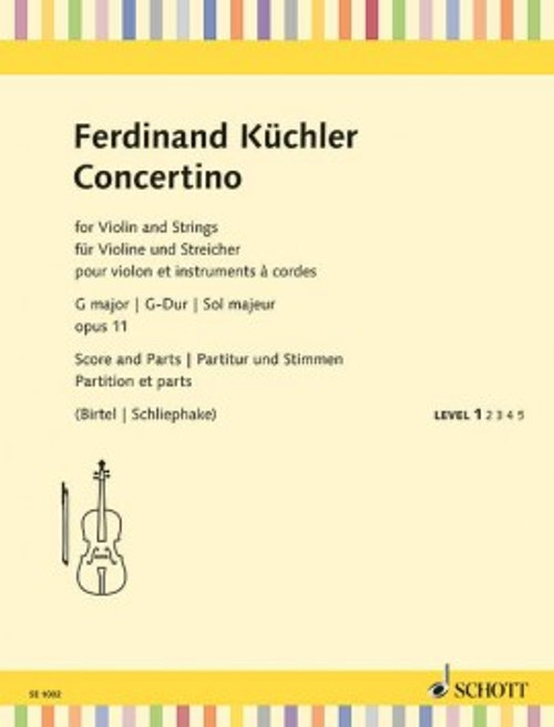 Kuchler F. Concertino Sol Majeur OP 11 Violon et Cordes Kuchler F. Concertino Sol Majeur OP 11 Violon et Cordes
