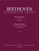 Beethoven L. 3 Sonates OP 10 Piano