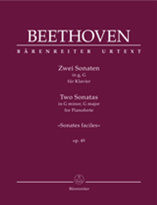 Beethoven L.v. Sonate N°19 et 20 OP 49 Piano-2 Beethoven L.v. Sonate N°19 et 20 OP 49 Piano-2