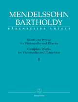 Mendelssohn F. Oeuvres Completes Vol 2 Pour Violoncelle