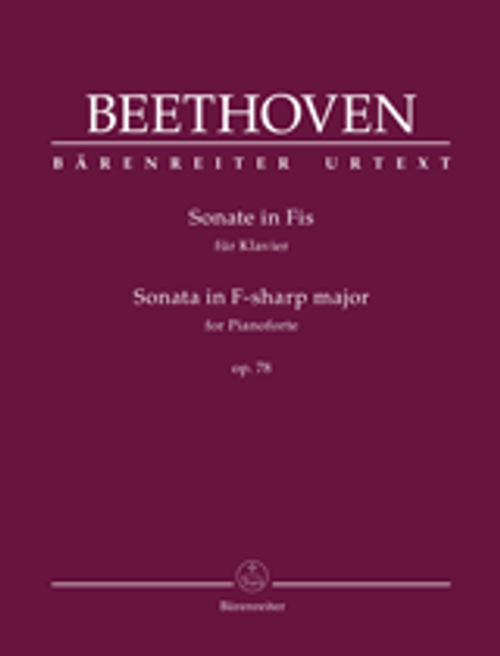 Beethoven L. Sonate N°24 OP 78 Piano-1 Beethoven L. Sonate N°24 OP 78 Piano-1