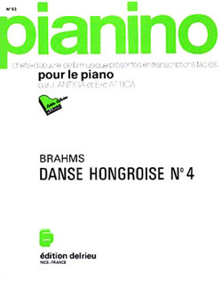 Brahms J. Danse Hongroise N°4 Piano