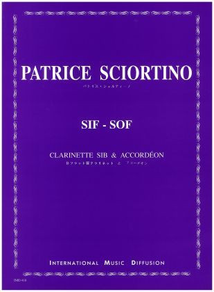 Sciortino P. Sif Sof Accordeon Clarinette