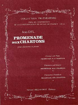 Del J. Promenade Aux Chartons Clarinette