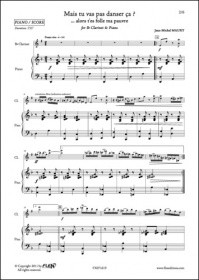 Maury J.m. Mais TU Vas Pas Danser Cela? Clarinette