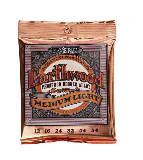 Jeu de Cordes Ernie Ball 2146 Earthwood Phosphor 12/54