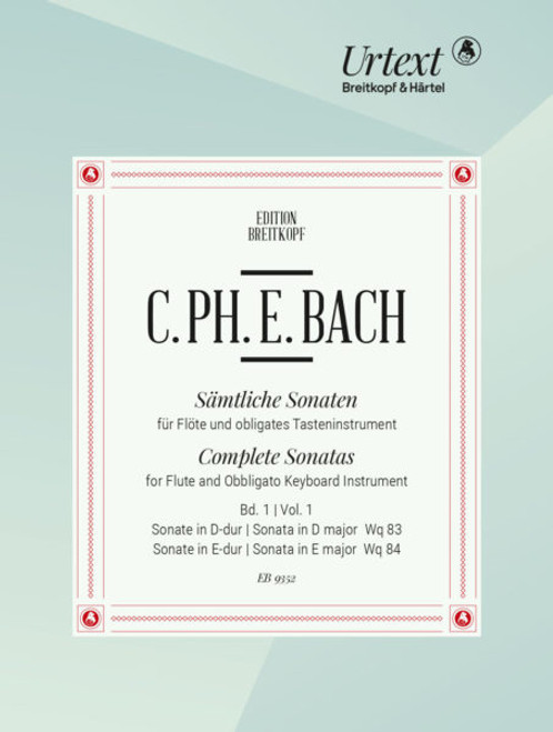 Bach C.p.e. Sonates Vol 2 WQ 85 - WQ 86 Flute Bach C.p.e. Sonates Vol 2 WQ 85 - WQ 86 Flute