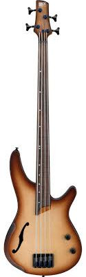 Ibanez SRH500F-NNF Fretless Browned Burst Flat