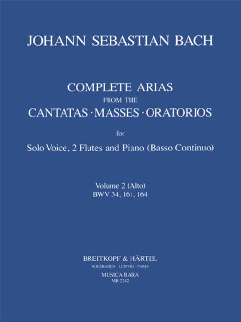Bach J.s. Complete Arias Cantatas Vol 2 Voix Flutes Bach J.s. Complete Arias Cantatas Vol 2 Voix Flutes