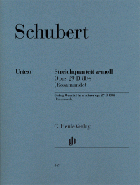 Schubert F. String Quartet OP 29 D804