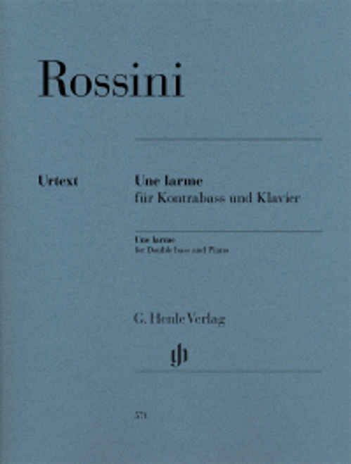 Rossini G. Une Larme Contrebasse-1 Rossini G. Une Larme Contrebasse-1
