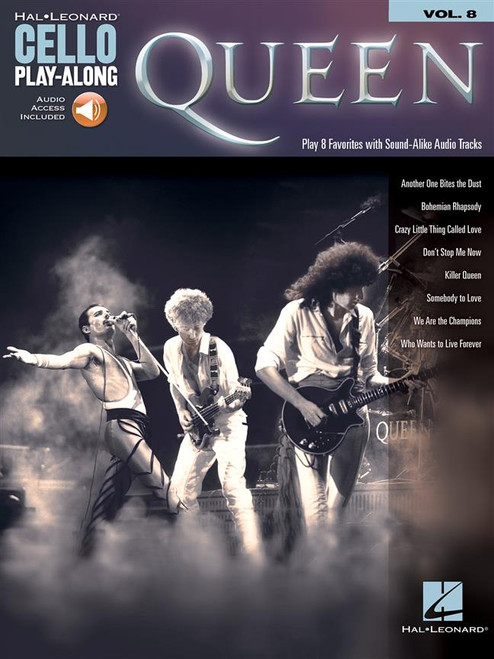 Queen Play Along Cello Vol 8
