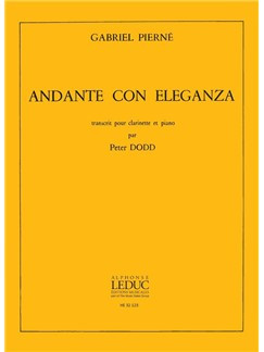 Pierne G. Andante Con Eleganza Clarinette