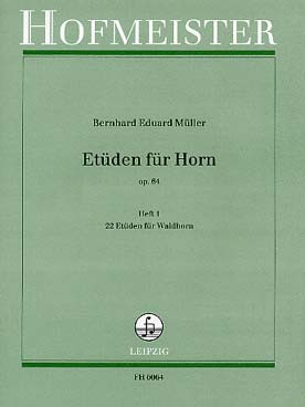 Muller B.e. 34 Etudes Vol 1 OP 64 Cor-1
