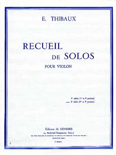 Thibaux E. Recueil de Solos Vol 2 Violon