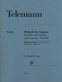 Telemann G.p. Methodical Sonatas Vol 2 Flute OU Violon