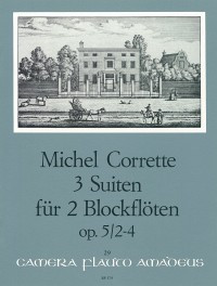 Corrette M.suites OP 5  3 Flutes A Bec
