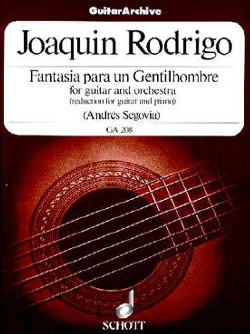 Rodrigo J. Fantaisie Pour UN Gentilhomme Guitare et Piano