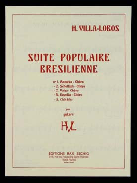 VILLA-LOBOS H. VALSA-CHORO Guitare