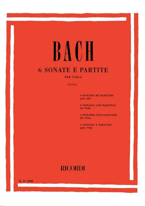 Bach J.s. Sonates et Partitas Alto-2