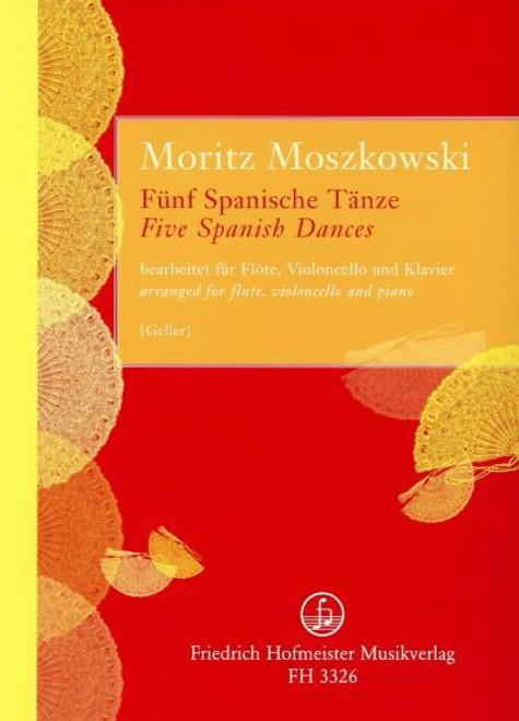 Moszkowski M. 5 Spanish Dances OP 12 Flute, Violoncelle et Piano
