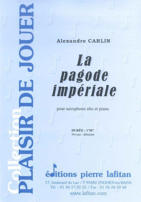 Carlin A. la Pagode Imperiale Saxophone Alto