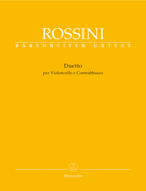 Rossini G. Duettino Pour Violoncelle et Contrebasse