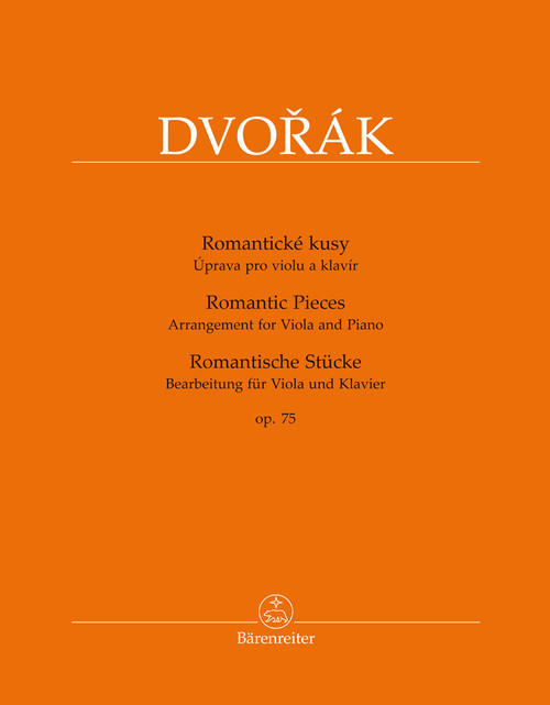 Dvorak A. Romantic Pieces OP 75 Alto