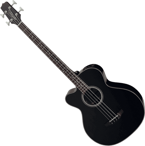 Takamine GB30CEBLKLH 30 Basse Electro Cutaway Noir Gaucher