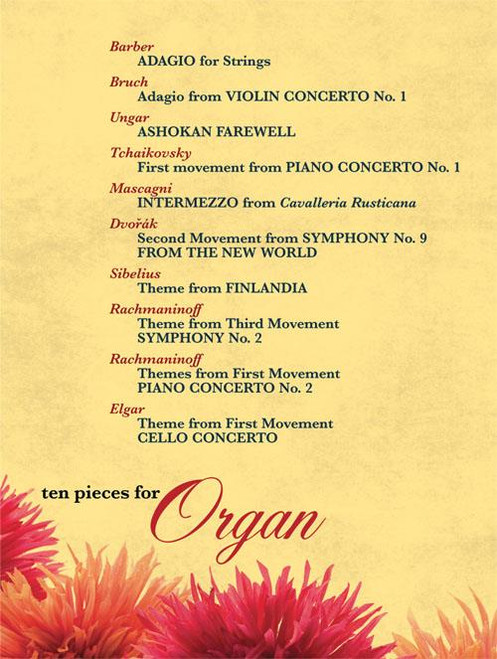 Ten Pieces For Organ