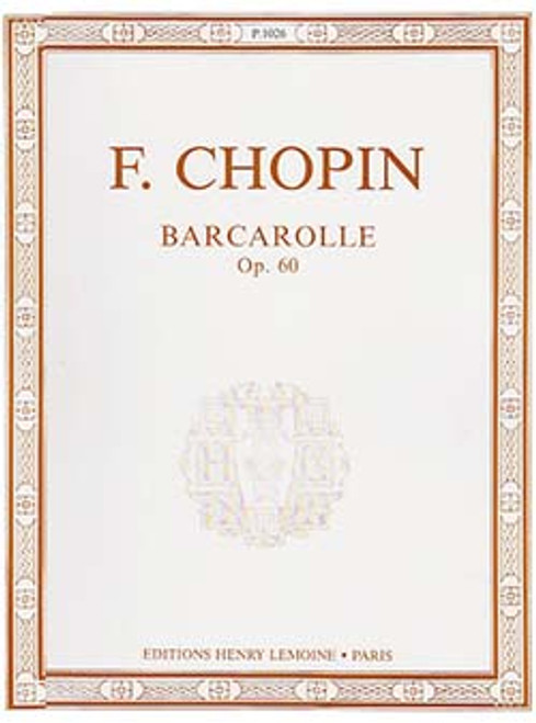 Chopin F. Barcarolle OP 60 Piano-1