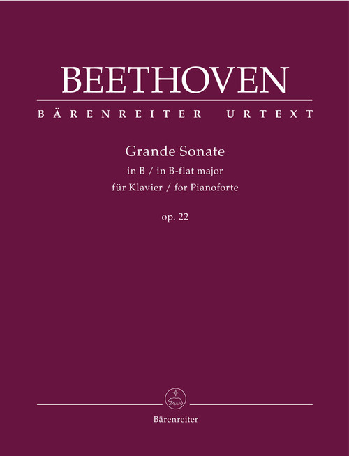 Beethoven L.v. Sonate N°11 OP 22 Piano-1
