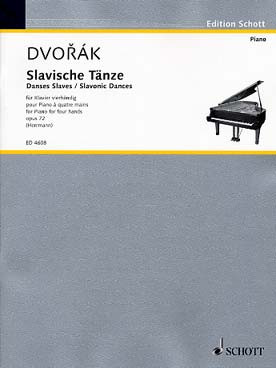Dvorak A. Danses Slaves OP 72 Vol 1 Piano A 4 Mains