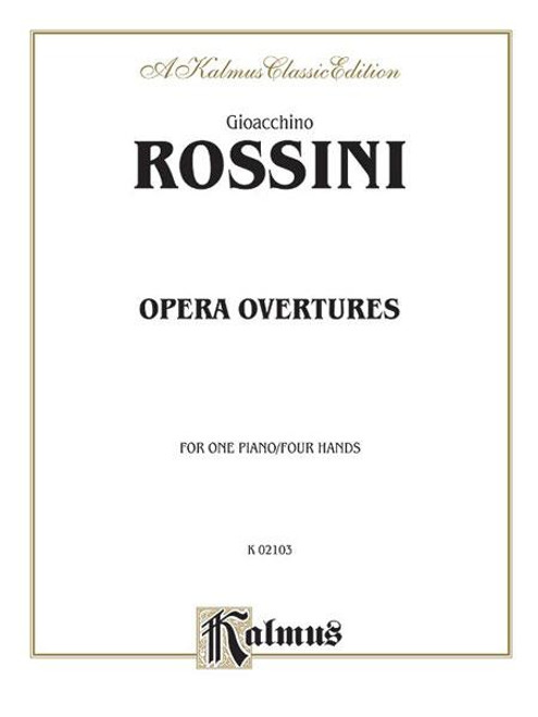 Rossini G. Opera Overtures Piano 4 Mains