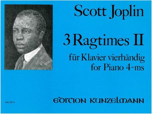 Joplin S. 3 Ragtimes Vol 2 Piano 4 Mains