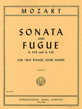 Mozart W.a. Sonate K 448 - Fugue K 426 2 Pianos-1