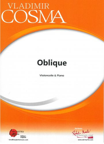 Cosma V. Oblique Violoncelle et Piano