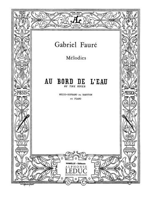 Faure G. AU Bord de L'eau OP 8 N°1 Chant Piano