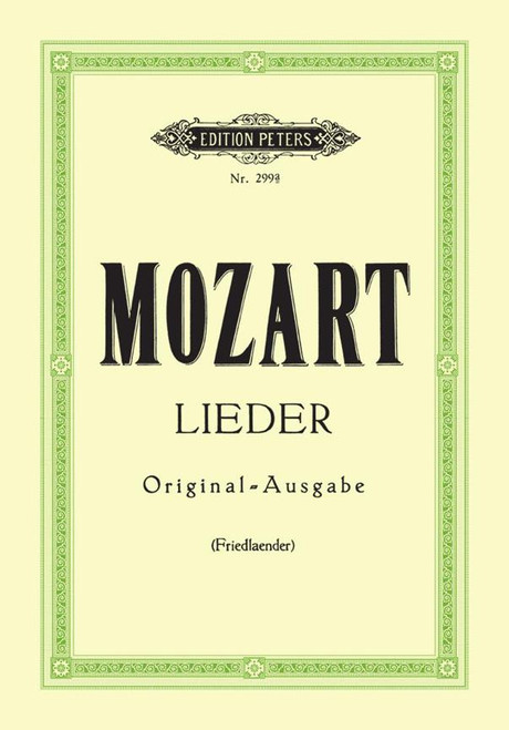 Mozart W.a. Lieder Voix Haute-1