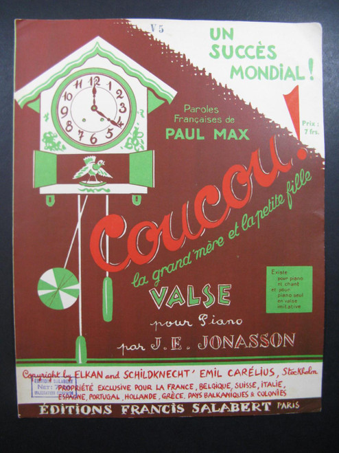 Jonasson J.e. Coucou! Chant