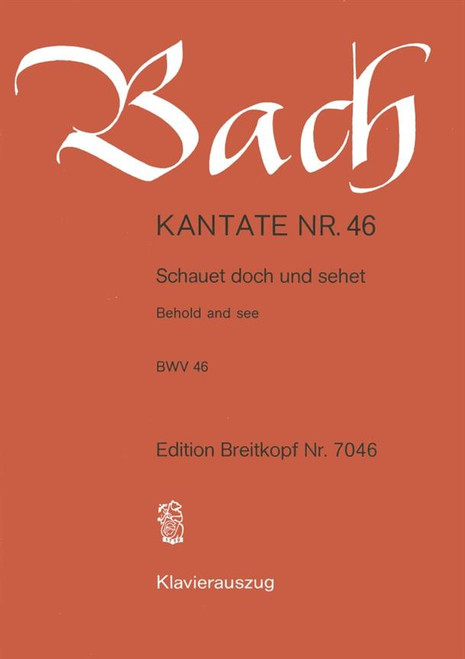 Bach J.s. Cantate Bwv 46 Chant Piano