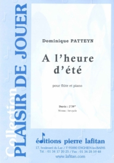 Patteyn D. A L'heure D'ete Flute