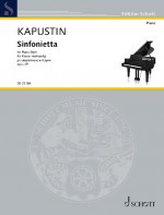 Kapustin Sinfonietta OP 49 Piano 4 Mains